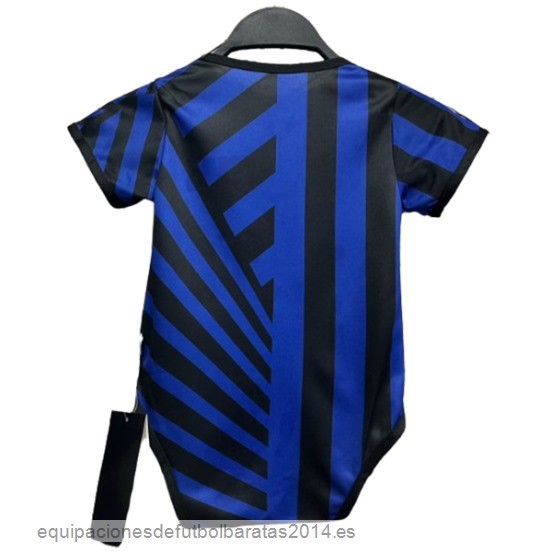 Nuevo 1ª Onesies Niños Inter Milán 24/25 Azul Negro Baratas